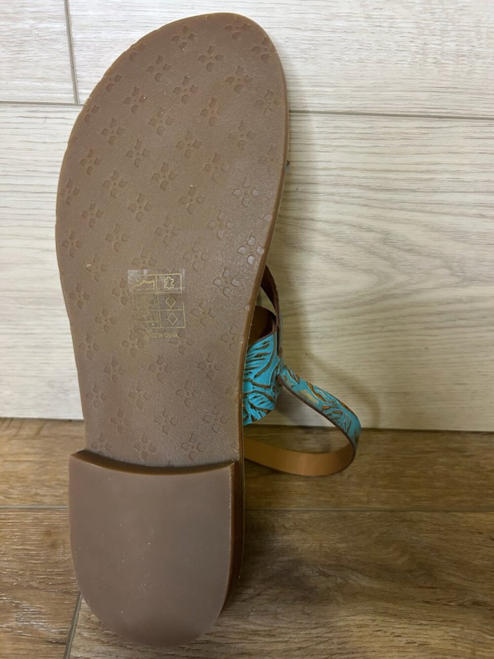 Patricia Nash Fidella Turquoise Sandals 8.5 - Picture 4 of 5